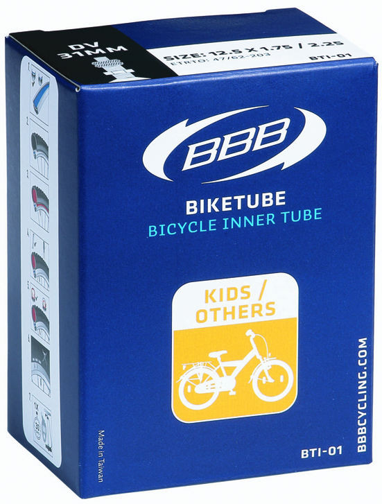 BBB Schlauch 18 x 1.5 / 2.25 Presta FV 33mm Kids / BMX