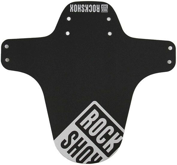 RockShox MTB Fender Black Gloss Silver Print - Pike Ultimate