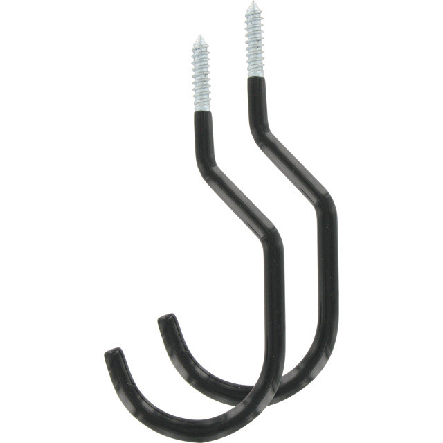 VAR Fahrradhaken PR-70301 Gr. M f.Renn- räder plastifiziert per Paar schwarz