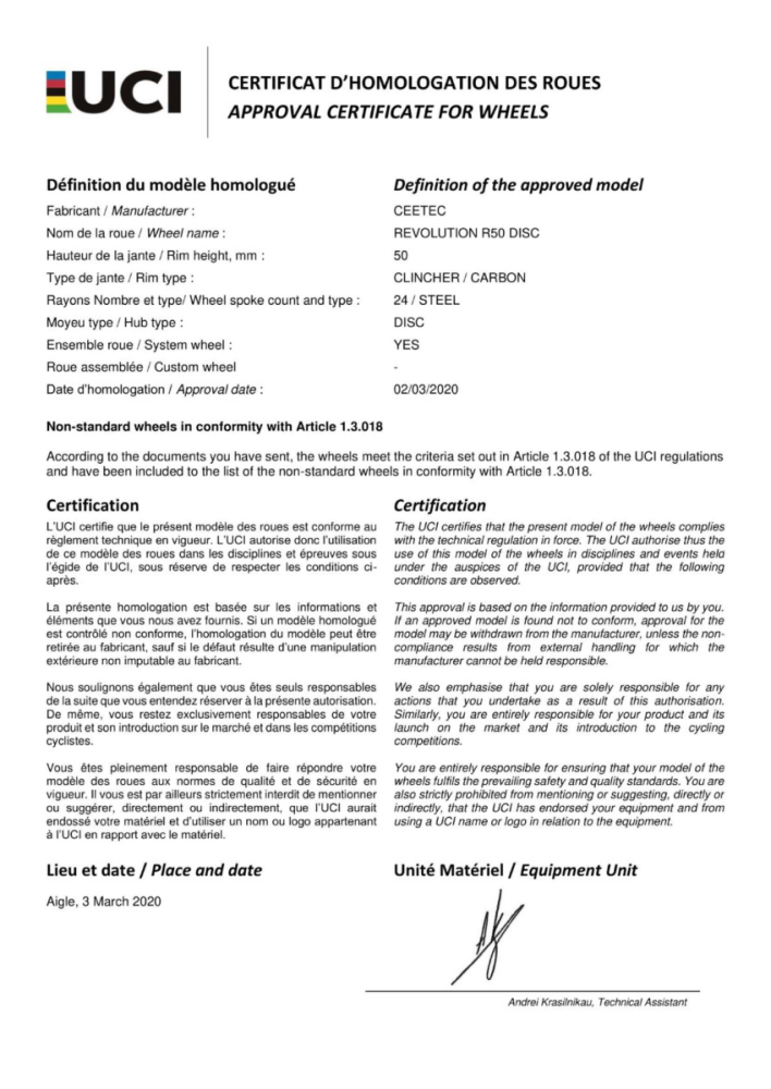 Phenum by Ceetec Ceetec Road Wheelset Revolution R50 Disc white racing, Campagnolo Body, DT Swiss 180