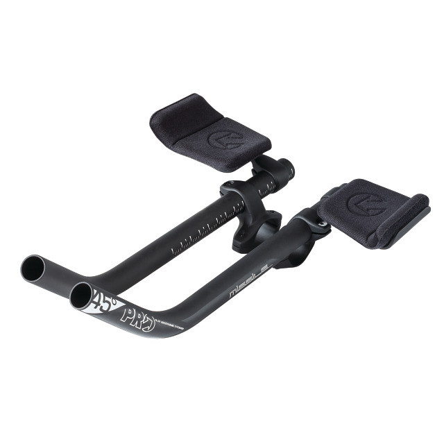 Pro Zeitfahrlenker-Aufsatz Missile Ski-bend Clip-on Alu schwarz