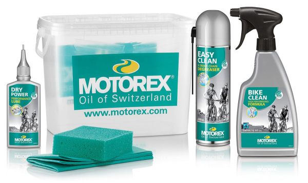 MOTOREX Bike Cleaning Kit Eimer, inkl. Schwamm und Baumwolllappen