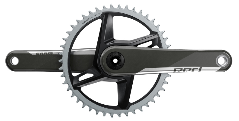 SRAM Crankset Red eTap AXS 1x DirectMount  DUB  natural carbon,170mm/40t