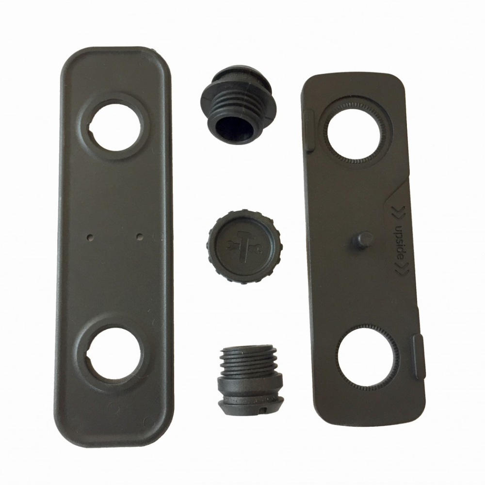 Fidlock Tex Base, schraubbare Flaschenhalterung für Befestigung an Rucksackgurten, Molle-Schlauen etc., m...