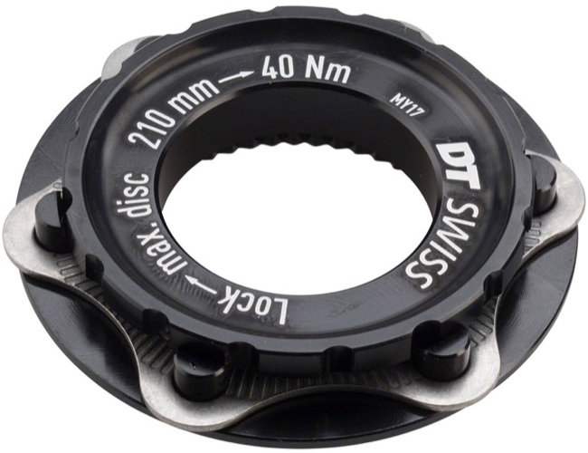 DT Center Lock Adapter 12mm Road, 1 Stk. für 6 Loch Scheibe