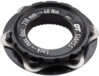 DT Center Lock Adapter 12mm Road, 1 Stk. für 6 Loch Scheibe