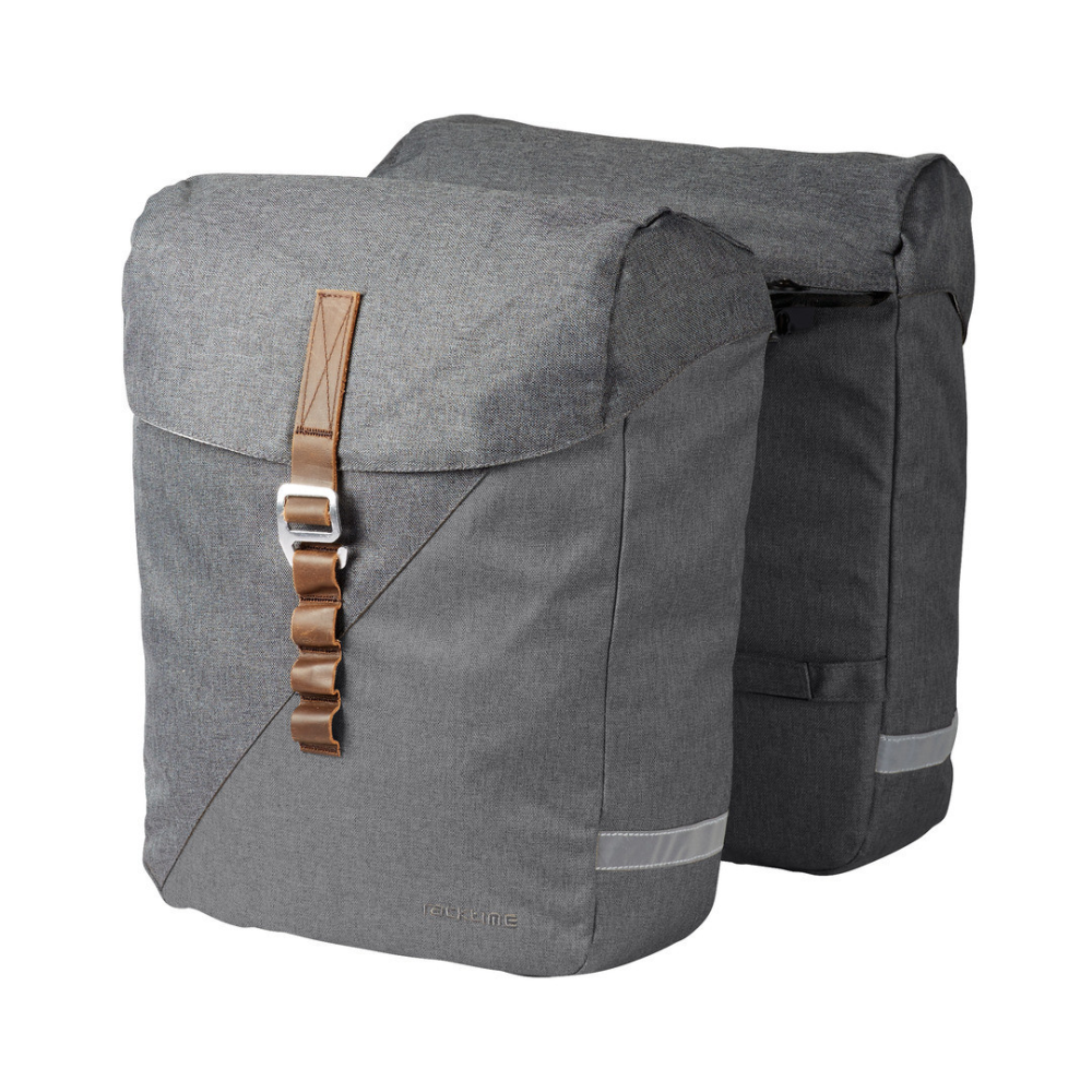 Racktime Heda 2.0 Doppelseitentasche 2x12 Liter, grau