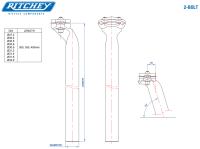 Ritchey Sattelstütze Comp 20 27.2mm, BB black, 300mm
