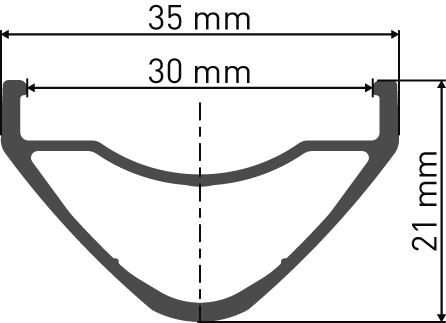 DT Swiss Felge EX 511 27.5", 30mm, 32 Loch, schwarz