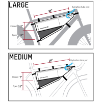Blackburn Outpost Frame Bag black, S
