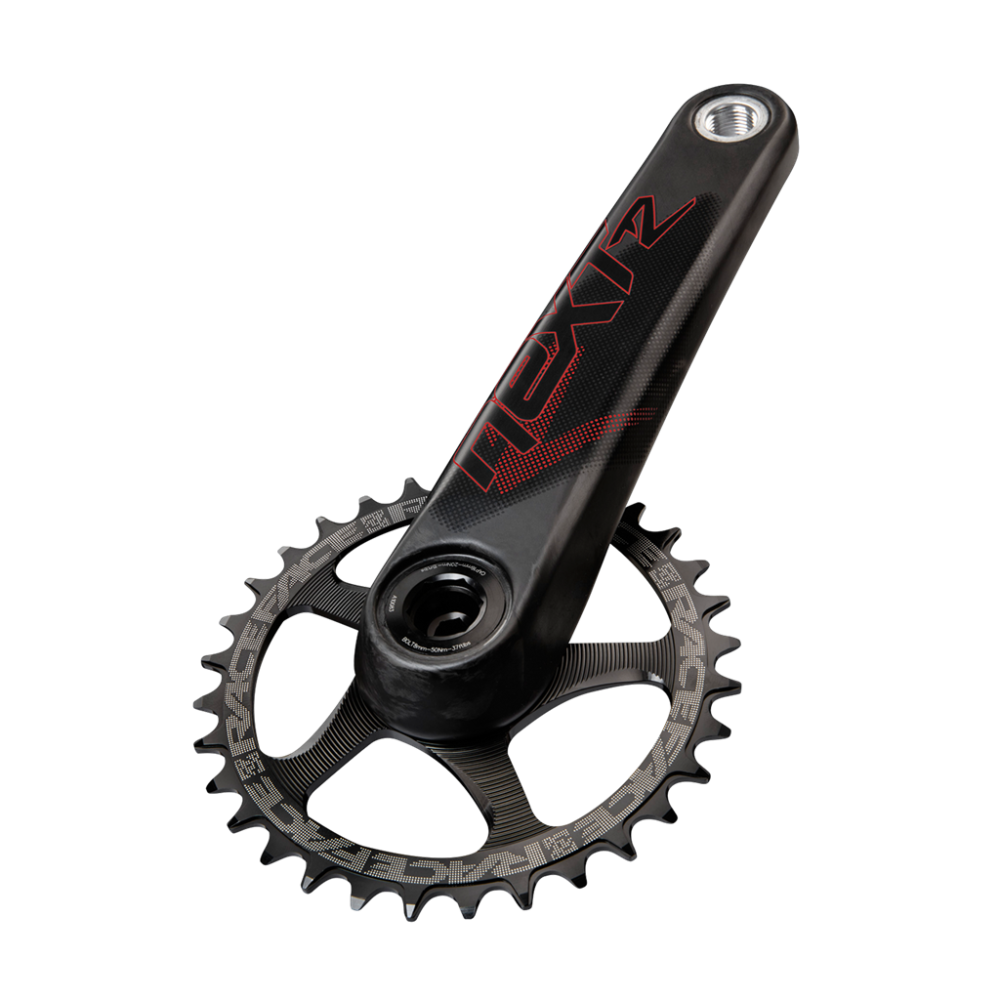 Race Face Next R Cinch Crankarm (RF136) carbon/red,175mm