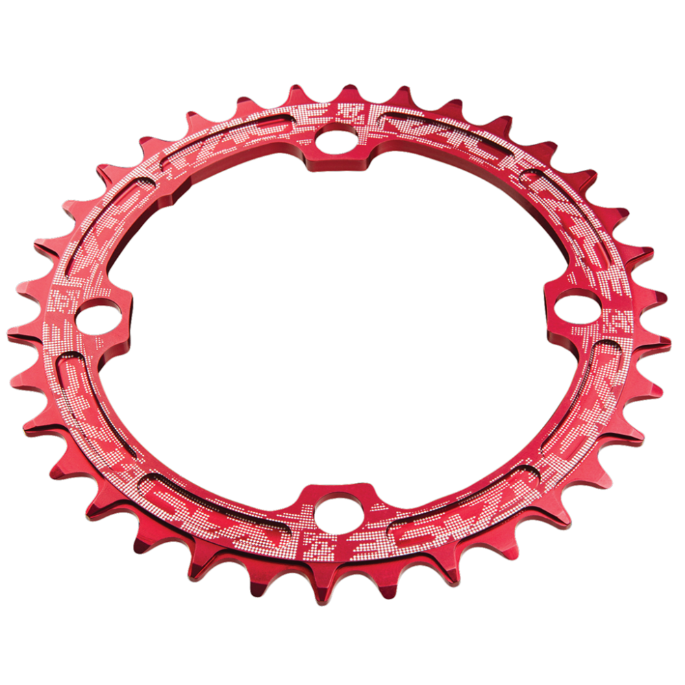 Race Face SingleChainring N/W 104BCD 10-12SPD red,104x34T