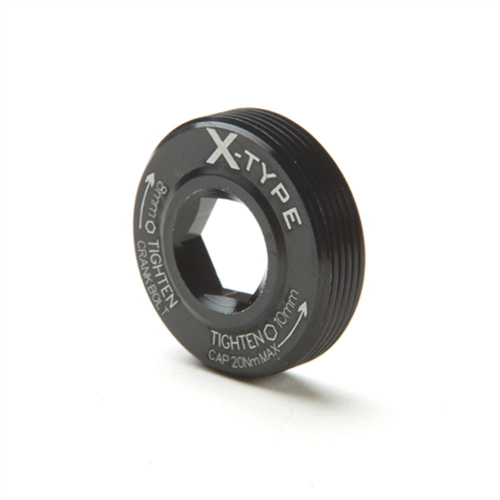 Race Face Puller Cap X-Type 7075 BLK N/A,one size