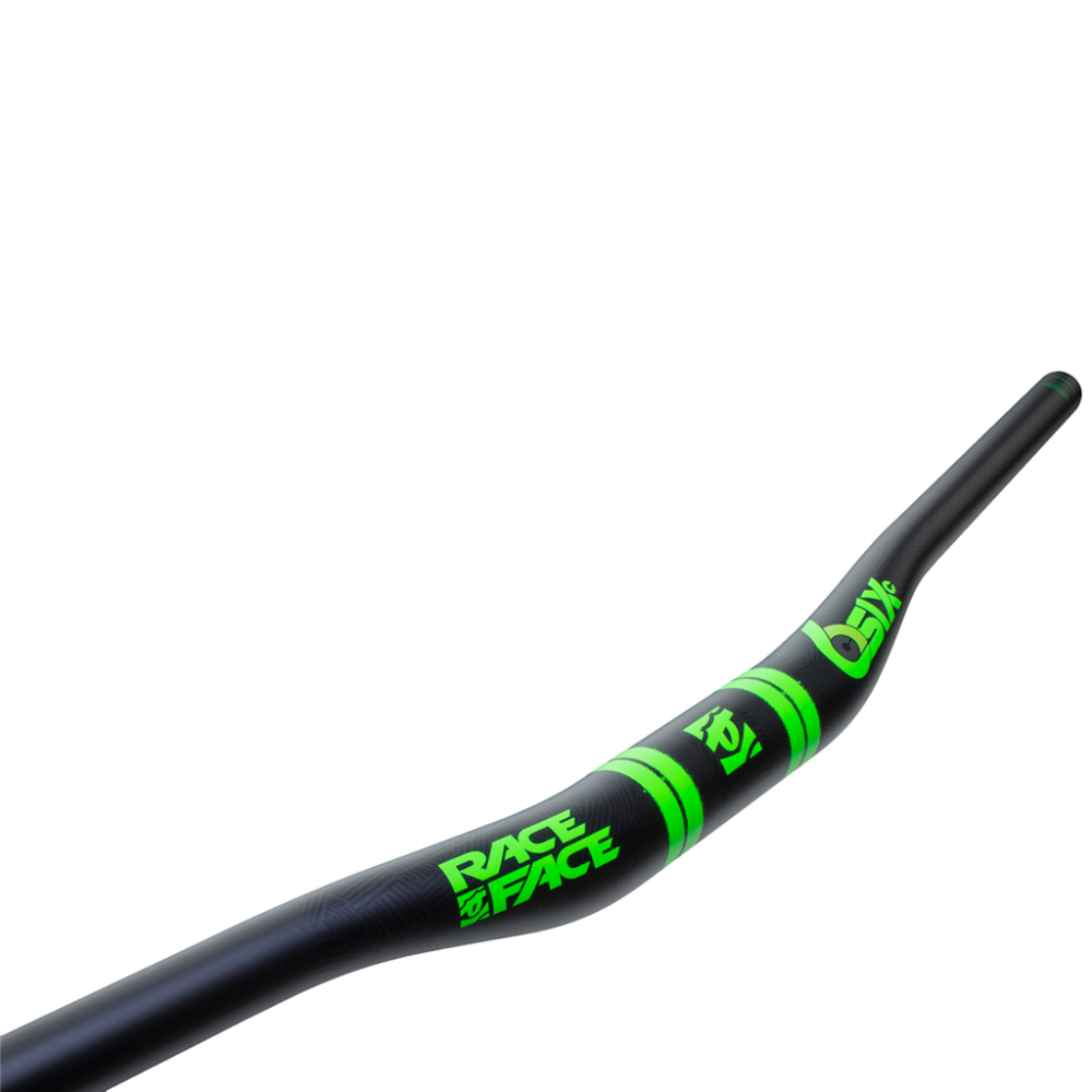 Race Face Sixc Carbon 35X820 20mm Riser Bar carbon/green,one size