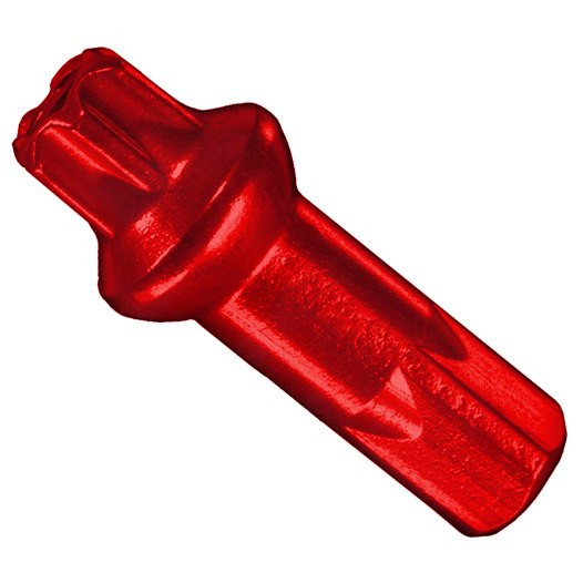 DT Swiss Squorx Pro Head Nippel Alu 15mm rot, 2,0mm, 100 Stk.