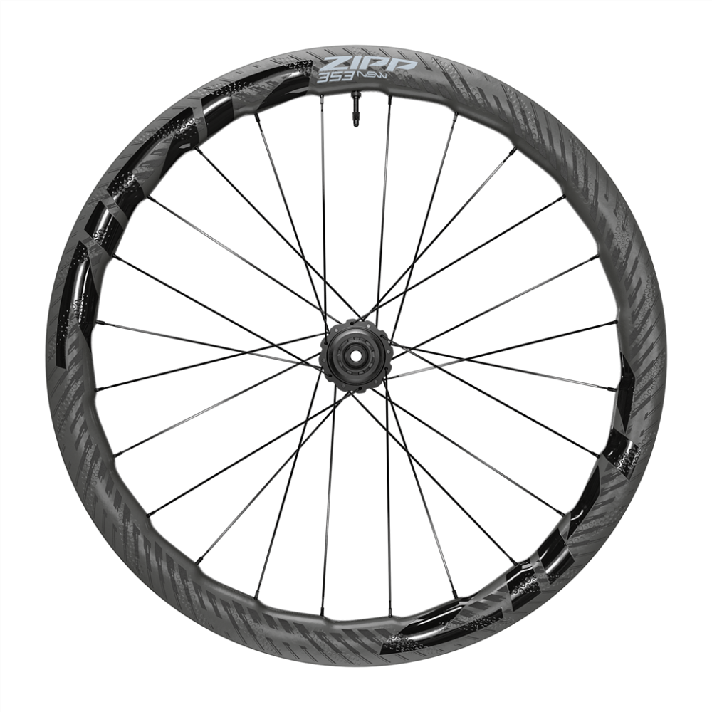 Zipp 353 NSW Carbon TLR Disc CL Rear Wheel  black carbon,700C/'12X142 SHI