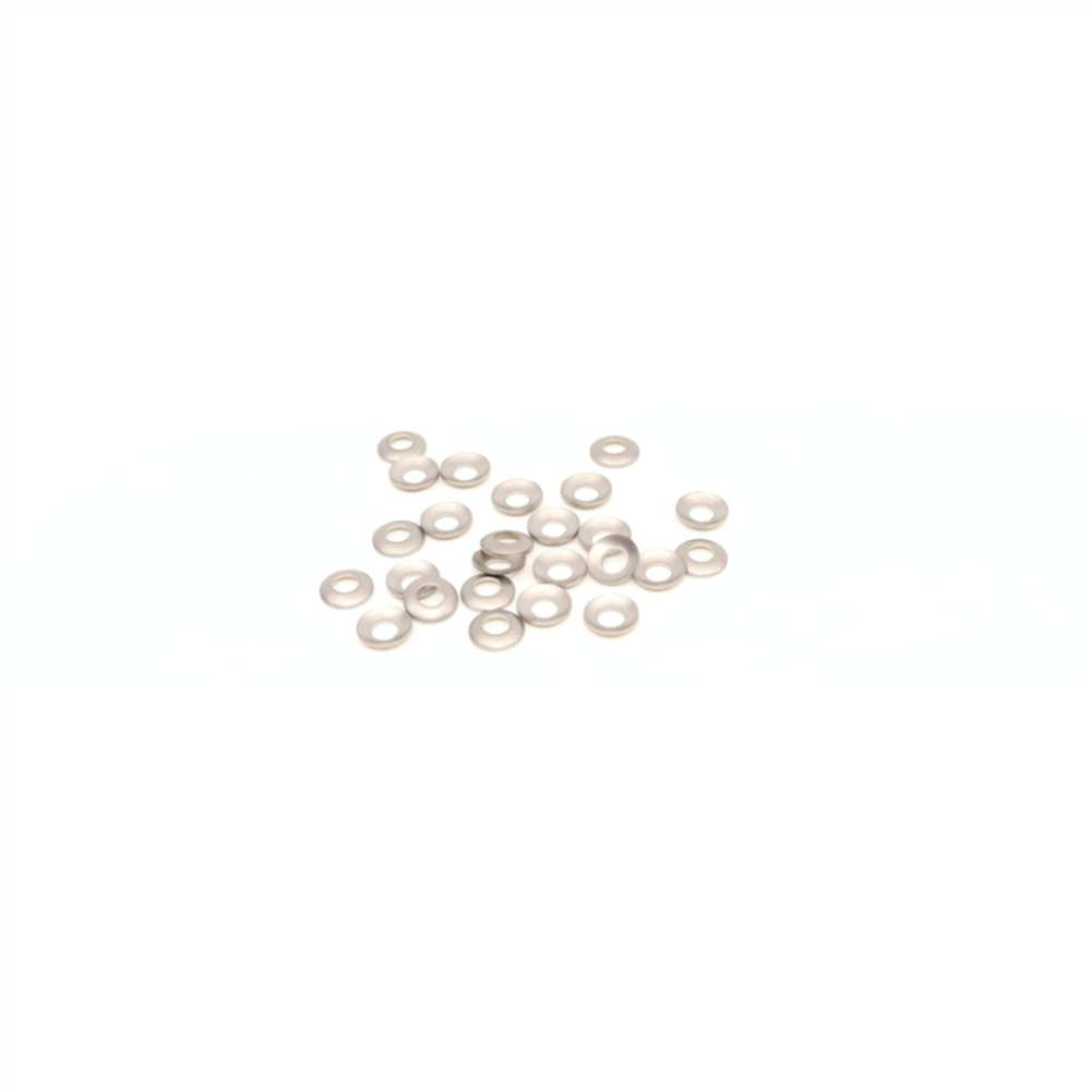 Zipp Nipple Washers Round Titanium for 202FC/454 25Pcs N/A,one size