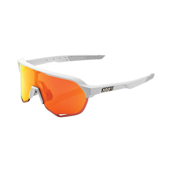 100percent S2 Glases Soft Tact Off white-HiPER red ML