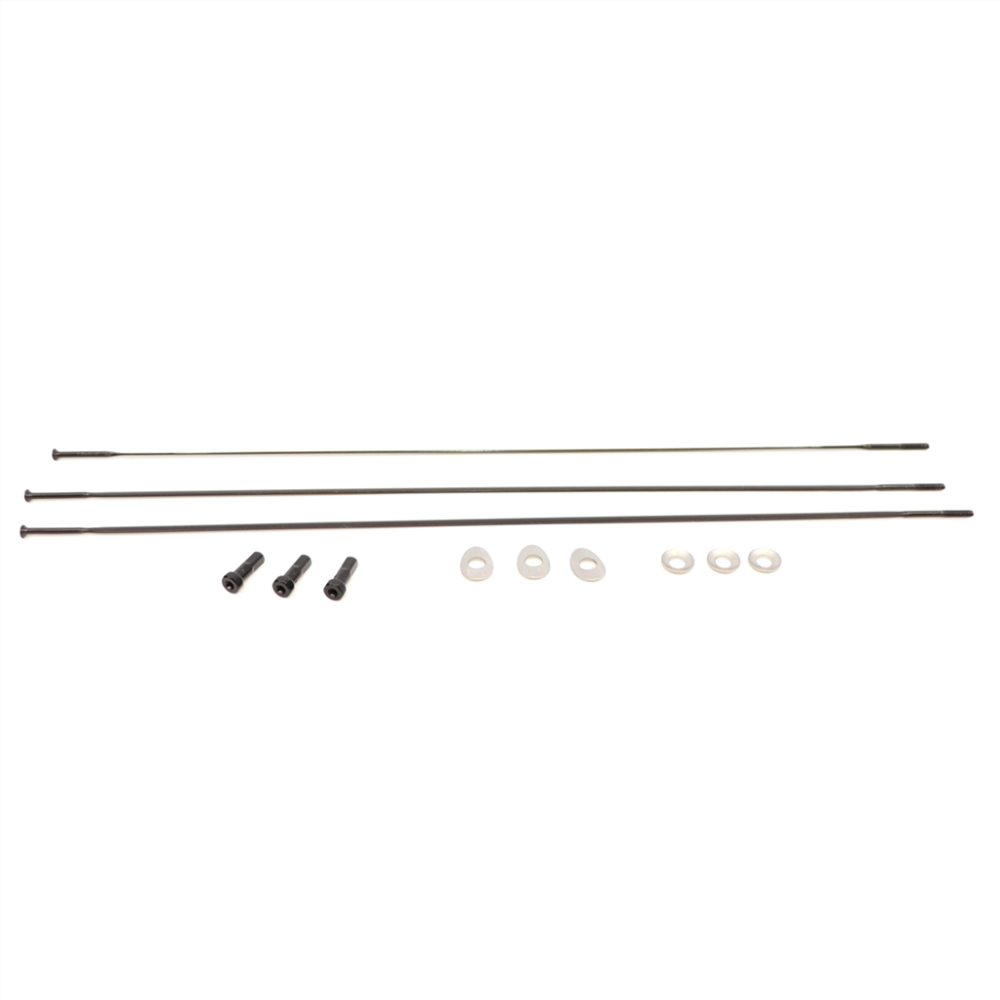 Zipp Spoke and Nipple 274mm CX-Ray Straight Pull Qty 3 black