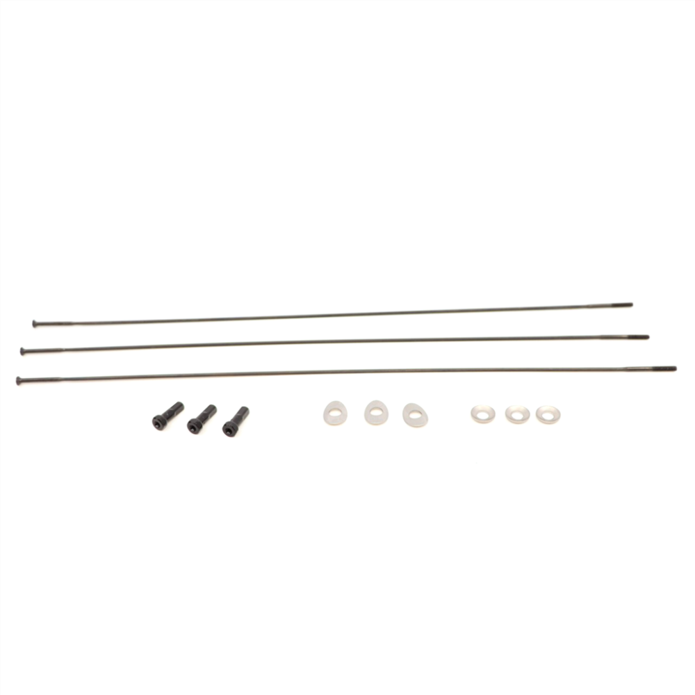 Zipp Spoke and Nipple 264mm CX-Ray Straight Pull Qty 3 black