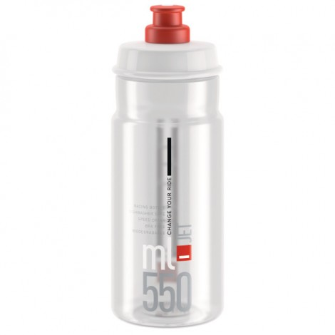 Elite Bidon Jet 950 ml transparent-rot