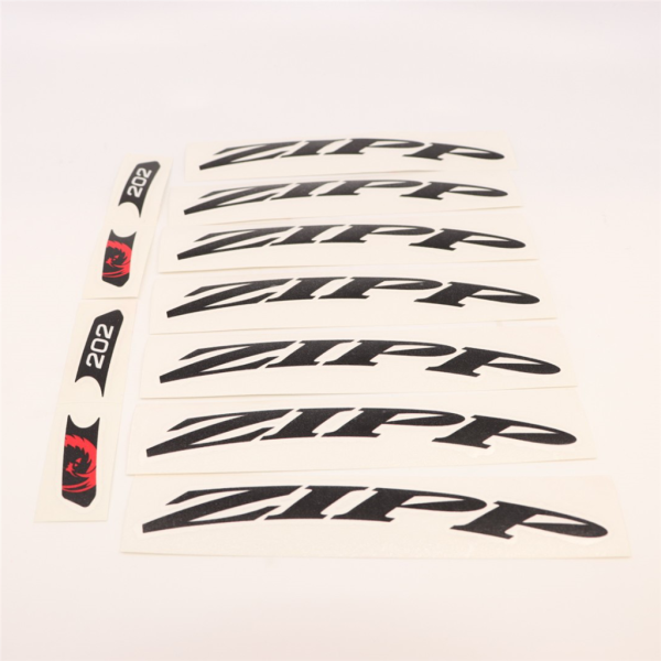 Zipp Wheel Decal Set Zipp 202 for one wheel matte black