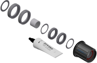 DT Swiss Leerlaufkörper Umbausatz Shimano MTB Stahl, 3-Pawl zu Ratchet LN, ohne Endanschlag 10/11-Fach