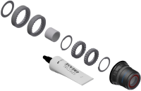 DT Swiss Leerlaufkörper Umbausatz SRAM XD Stahl, 3-Pawl zu Ratchet LN, ohne Endanschlag