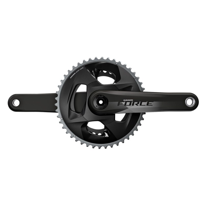 SRAM Crankset Force eTap AXS 2x  DUB natural carbon,172.5mm/46/33t