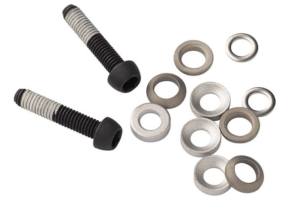 SRAM Adapter / Bremssattel Schrauben Kit Titan T25 27mm 2Stk FlatMount, Sram