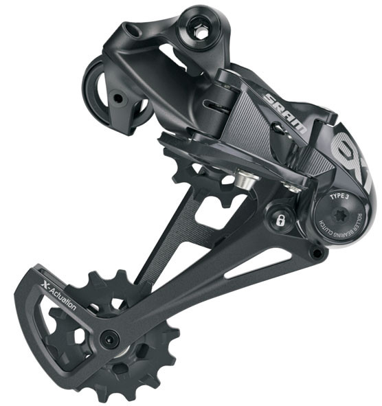SRAM Schaltwerk EX1 8-fach Long Cage schwarz (max 48Z)