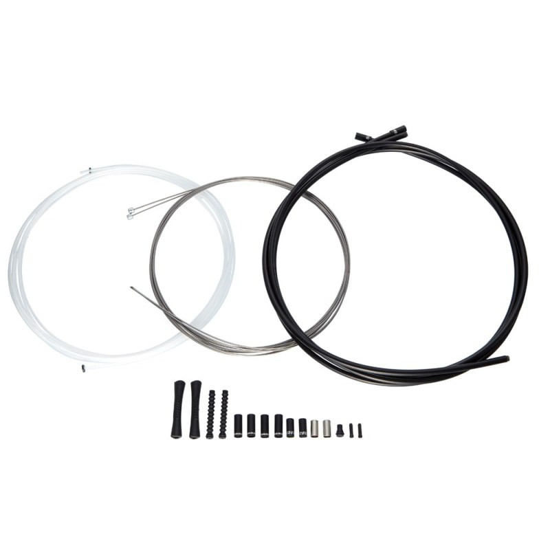 SRAM Schaltkabel Kit SlickWire Road & MTB 4mm 2x 2300mm 1.1mm coated, 4mm housing