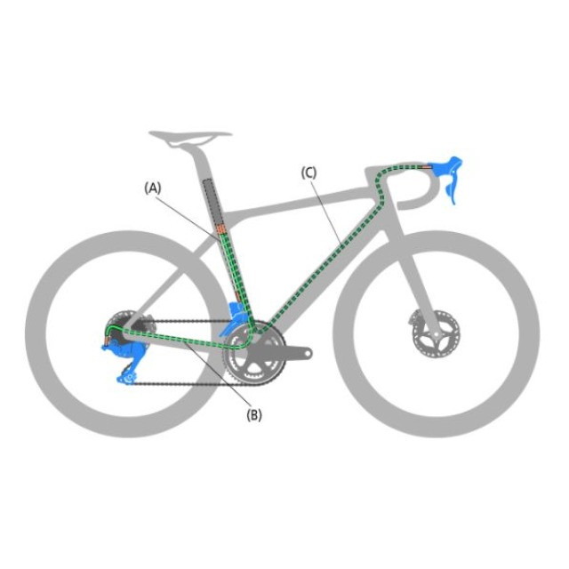 Shimano Ultegra Di2 Hebel Paar, ST-R8150PA, 12-fach ohne Kabel-Set