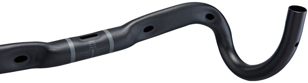 Ritchey Road Lenker Comp 20 Streem III Curve 38cm (c-c), blatte black, 31.8mm Full internal routing & Di2