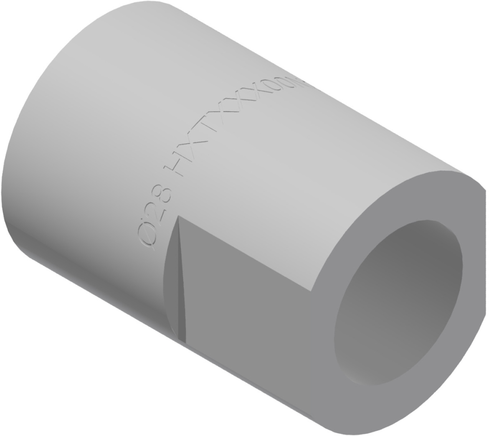 DT Swiss Installations Zylinder Kurz, 17x28x40mm