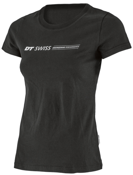 DT Swiss T-Shirt Engineering Performance S, Lady, Baumwolle,  schwarz