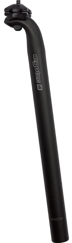 Sattelstütze Hook 27.2mm, Level 4, schwarz sand, 400mm