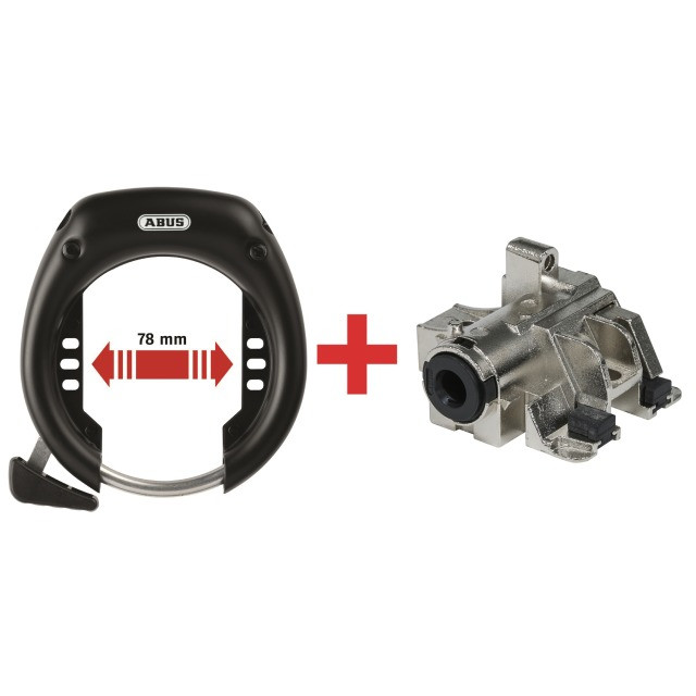 ABUS Rahmenschl. 5755L & Akkuschl. DT2 XPlus Bosch2 gleichschliessend schwarz