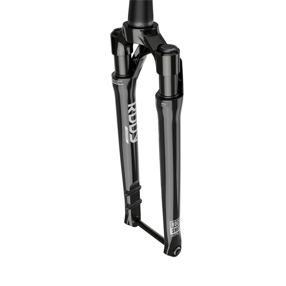 RockShox Fork Rudy Ultimate XPLR SoloAir CrownAdj Tapered gloss black,700c/40mm/45 OS