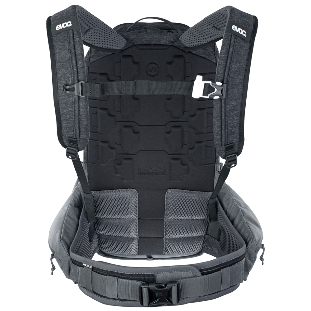 Evoc Trail Pro 16L Backpack, L/XL, Grau/Schwarz