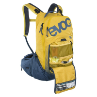 Evoc Trail Pro 16L Backpack, S/M, curry/denim