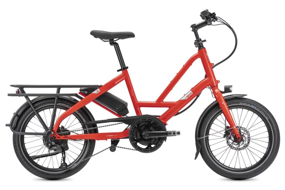 TERN Bikes Quick Haul P9 Performance 500Wh Rot Glanz Tabasco