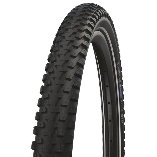 Schwalbe Pneu Marathon Plus MTB 27.5x2.25 starr mit Reflexstreifen black