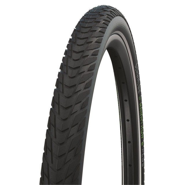 Schwalbe Pneu Marathon E-Plus 700x47C Starr mit Reflexstreifen black