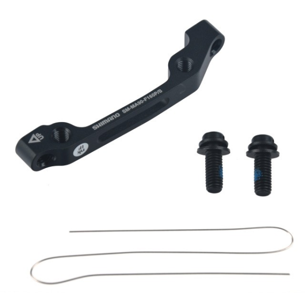 Shimano Adapter hinten SM-MA90 Postmount: Standard 180 mm mit Schrauben/Draht Bo