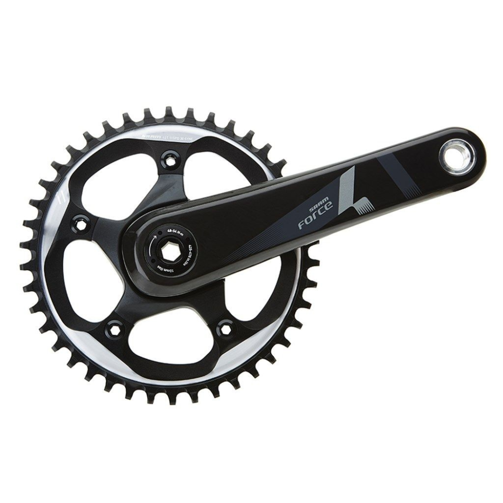 SRAM Crankset Force 1   BB30 natural carbon,170mm/42t