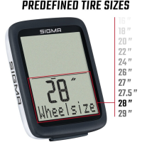 Sigma Sport Computer BC 10.0 WR, 10210, mit Kabel, schwarz/weiss