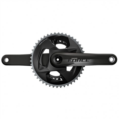 SRAM Crankset Force eTap AXS 2x  DUB natural carbon,172.5mm/48/35t