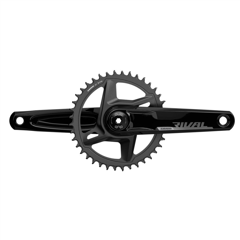 SRAM Crankset Rival eTap AXS Wide 1x  DUB black,172.5mm/46t