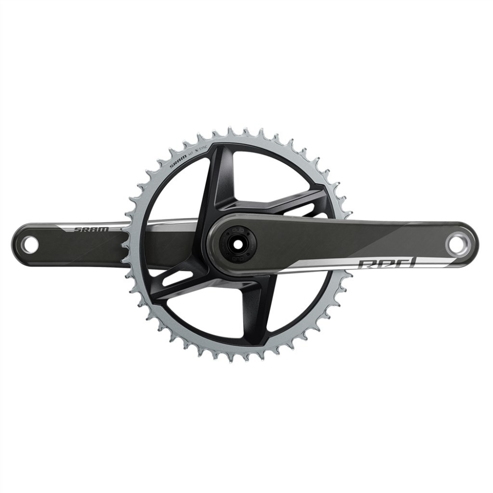 SRAM Crankset Red eTap AXS 1x DirectMount  DUB  natural carbon,172.5mm/46t